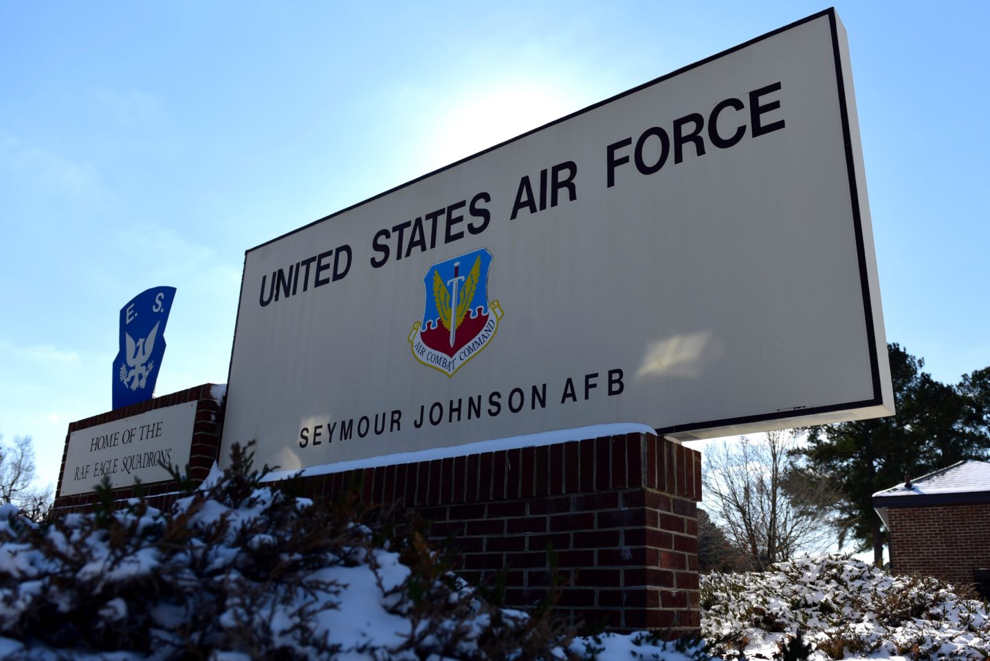 seymour johnson AFB signage