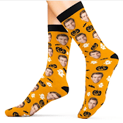 custom halloween socks