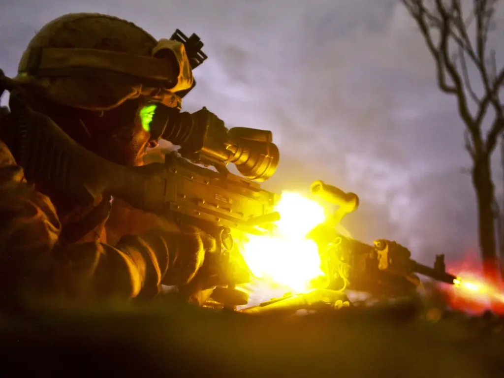 Marine shooting rifle