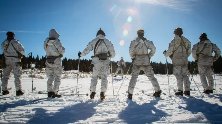 Soldiers in snow