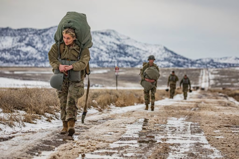 women in special forces rucking