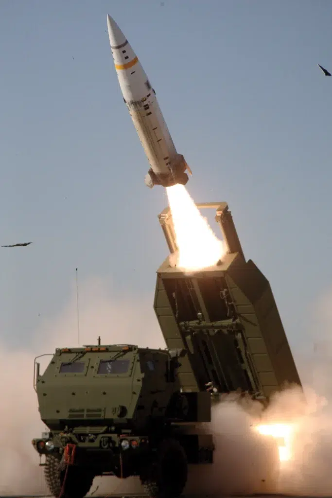 ATACMS being fired from HIMARS