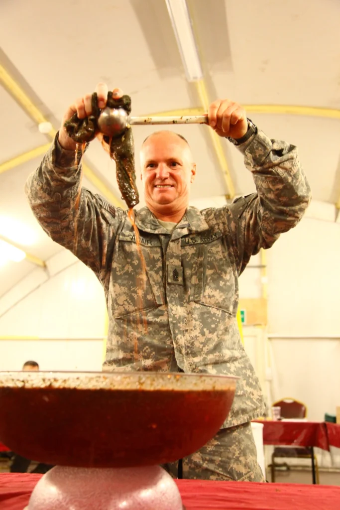 Army prepares grog bowl