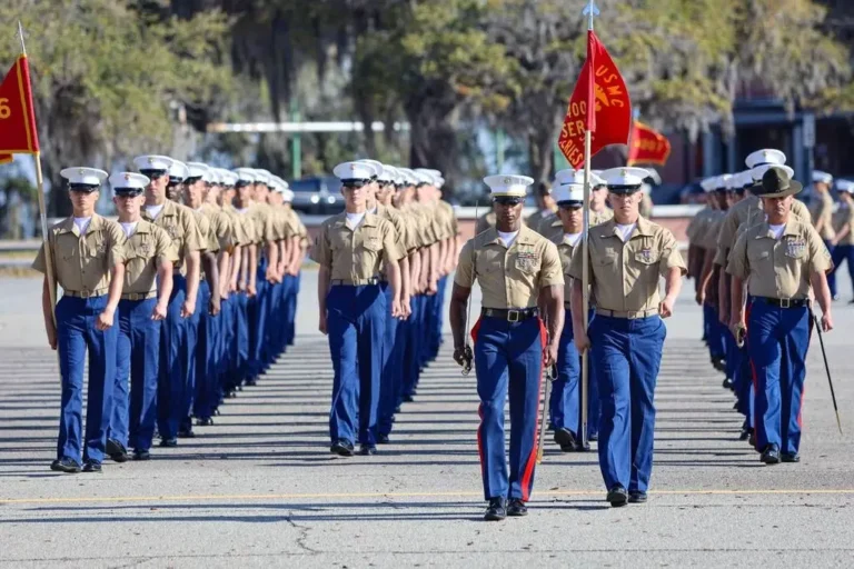 Marine Corps boot camp graduation Parris Island