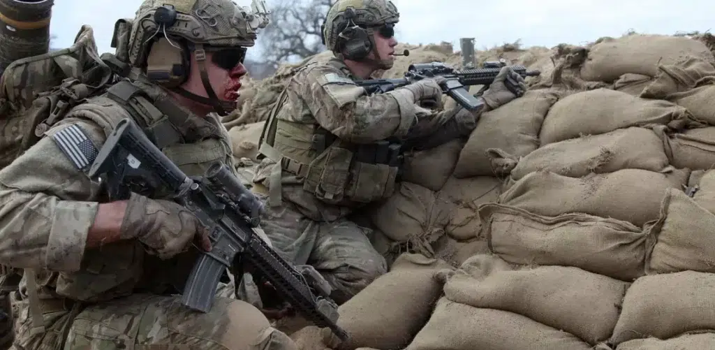 US Rangers live fire exericse