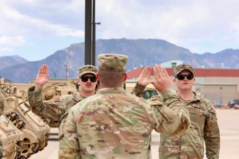 army reenlistment ceremony