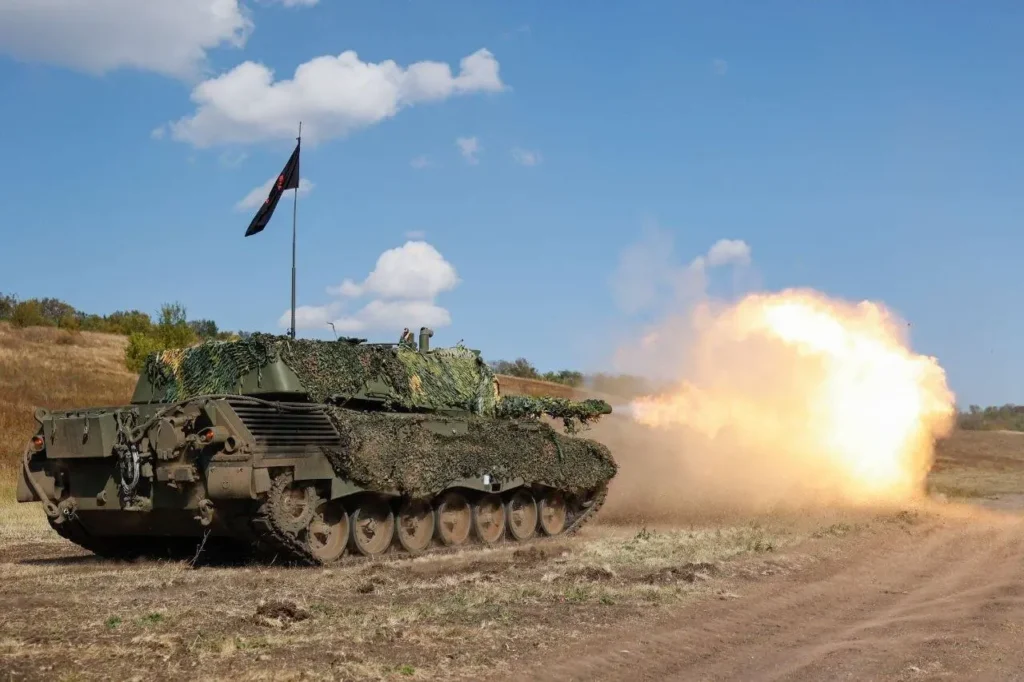Ukrainian Leopard tank