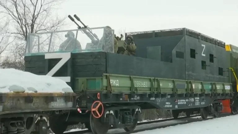 Volga Russian armored train