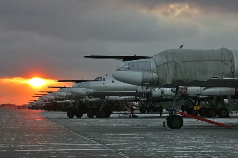 Russian Tu-95MS at Engels Air Force base