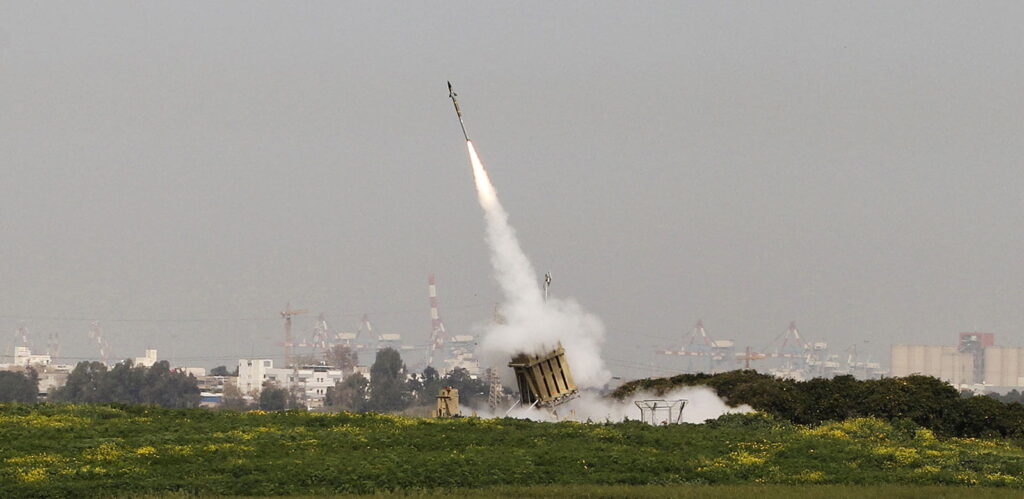 Iron Dome interceptor missile