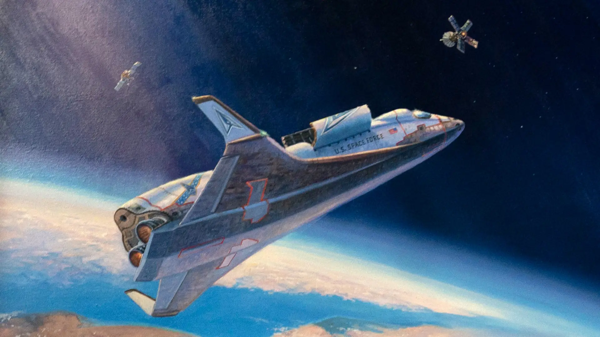 New Space Force painting offers a glimpse of space warfare | Sandboxx