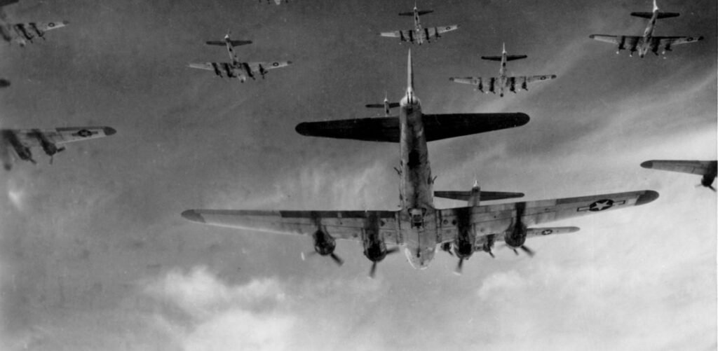 B-17 over Germany 1945
