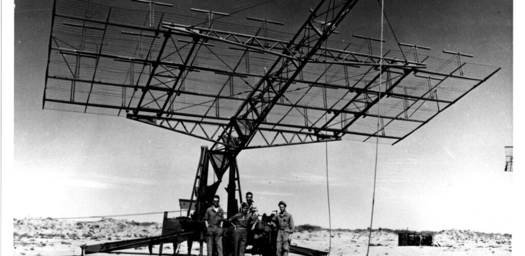 WWII-era SCR-270 radar equipment