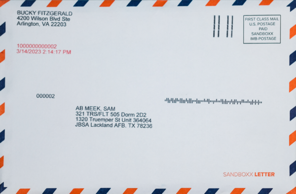 Sandbox Letters Our Story | Sandboxx