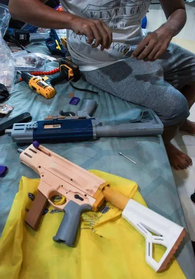 3D printed weapons in Myamar