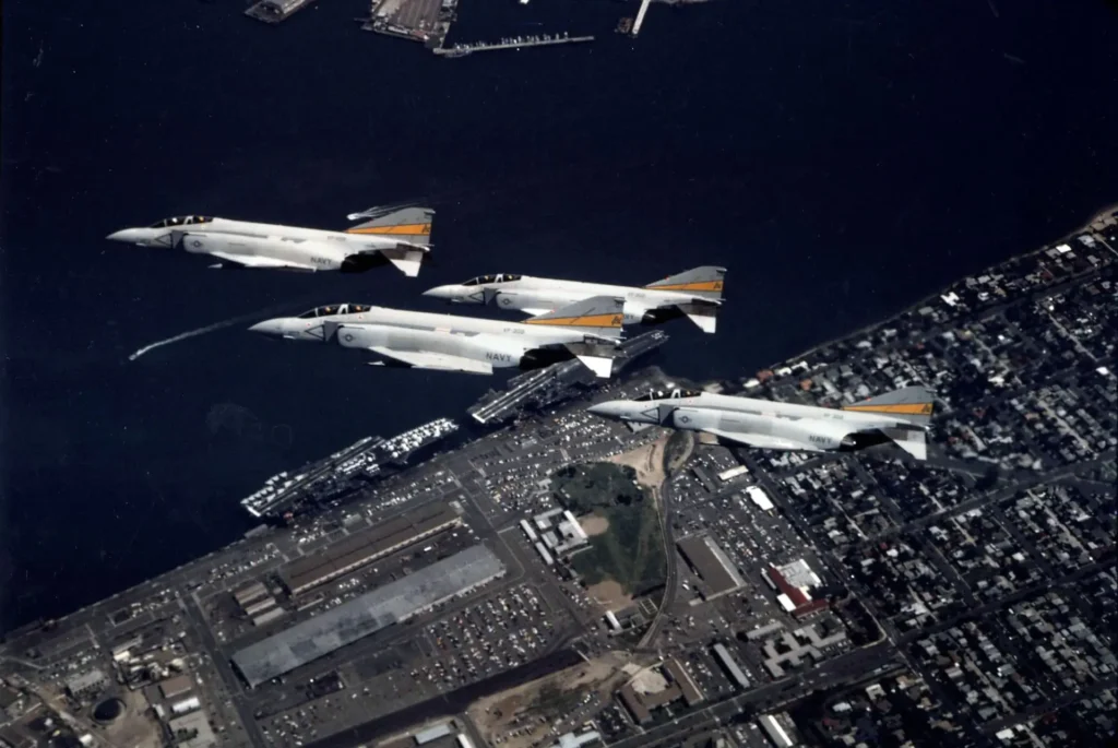 F-4S Phantom II formation