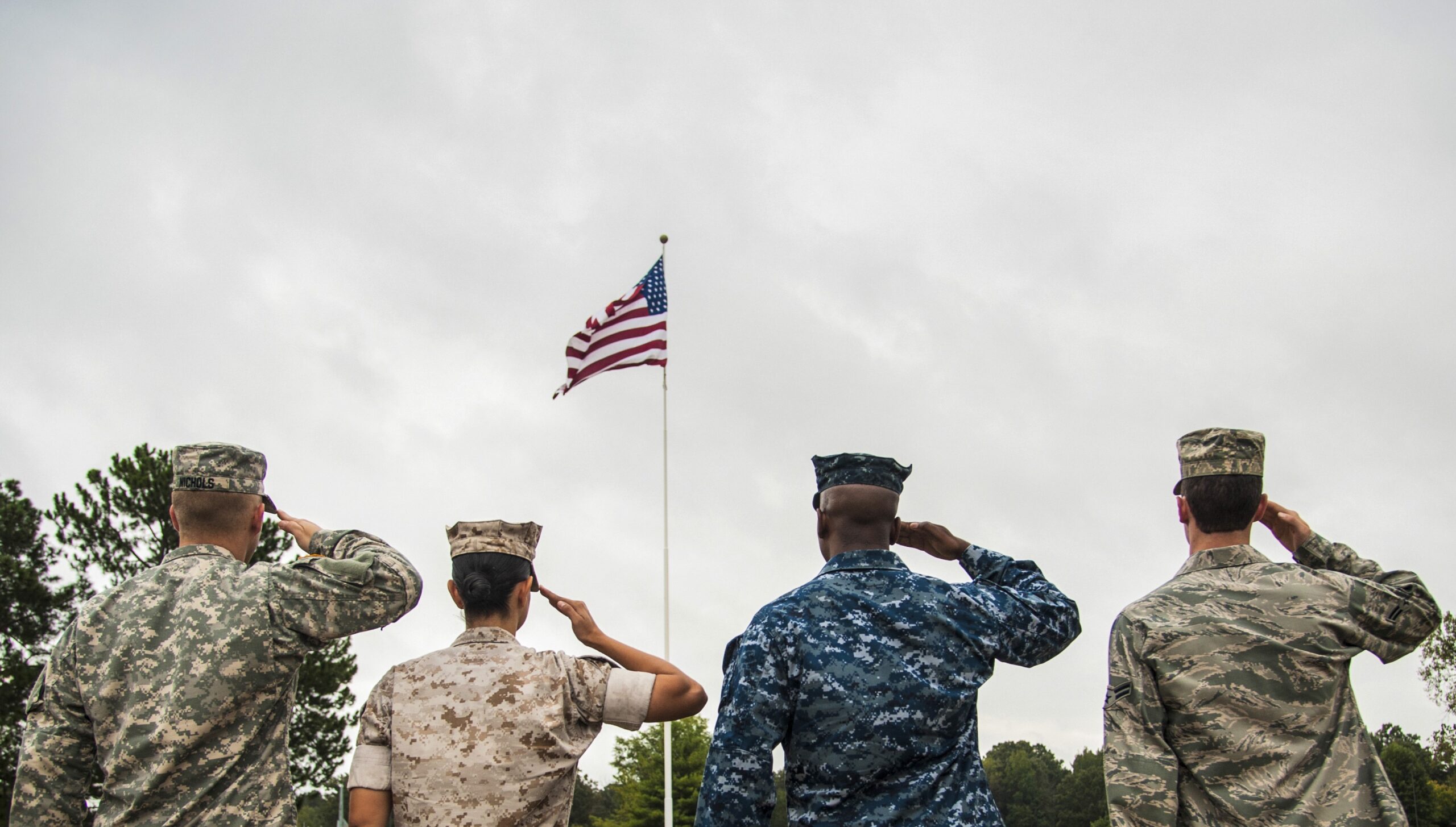 military salute