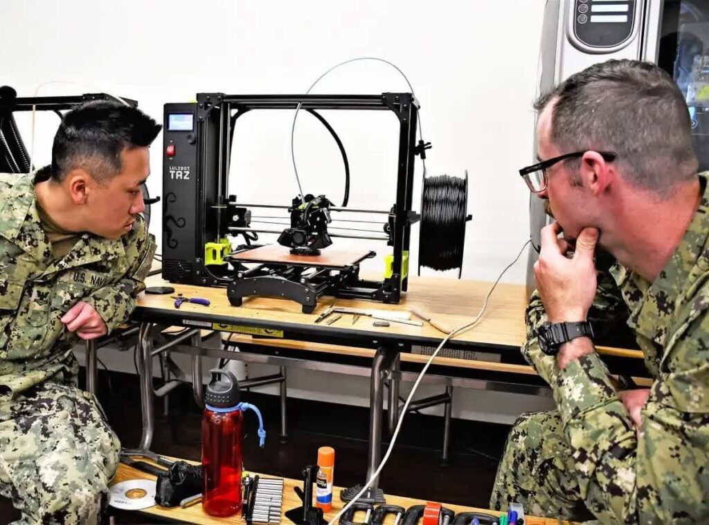 3d printer military