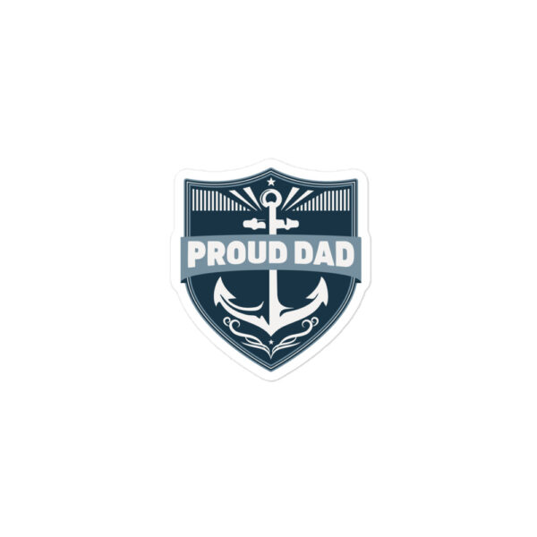 Proud Dad "Anchor" Sticker