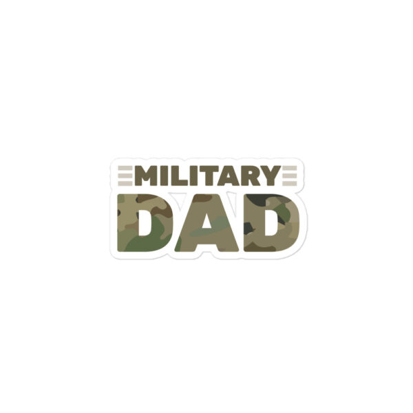 Military Dad "Camo" Sticker - Image 2
