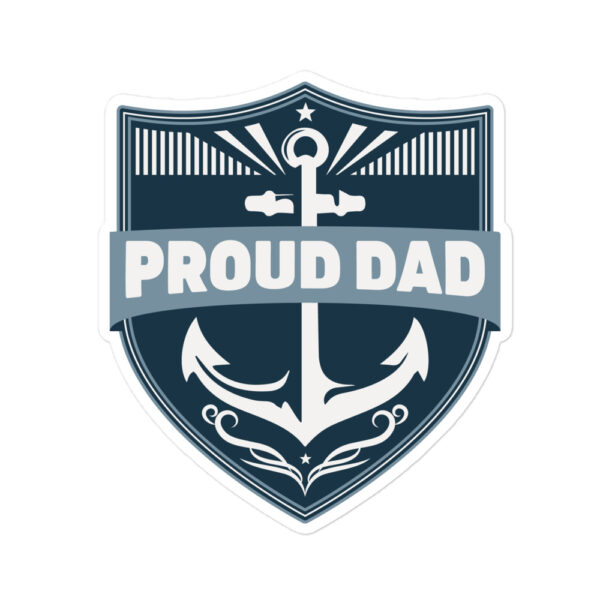 Proud Dad "Anchor" Sticker - Image 3
