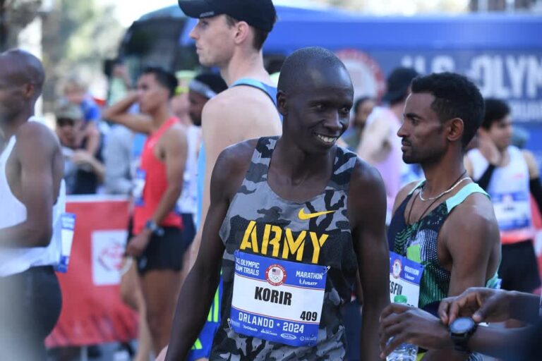 Korir Army marathon runner