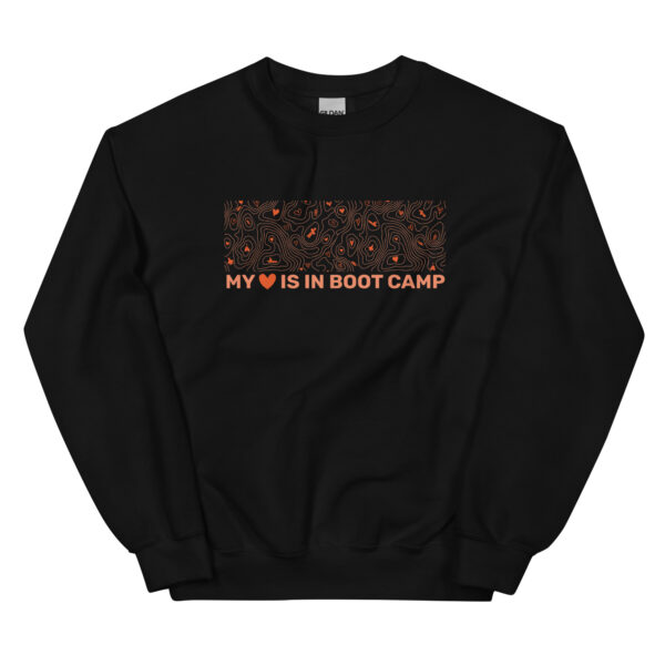"My Heart is in Boot Camp" Sweatshirt