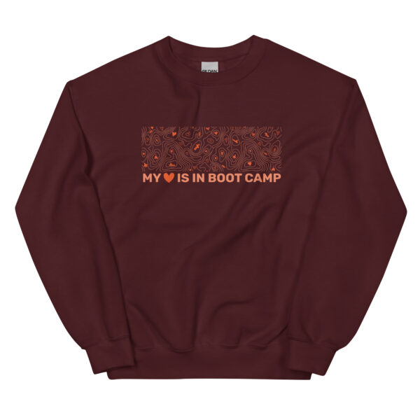 "My Heart is in Boot Camp" Sweatshirt - Image 5