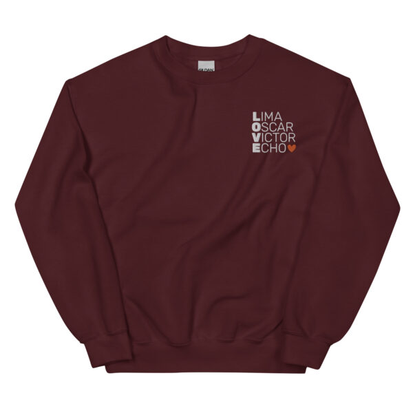 "Phonetic Love" Sweatshirt - Image 3
