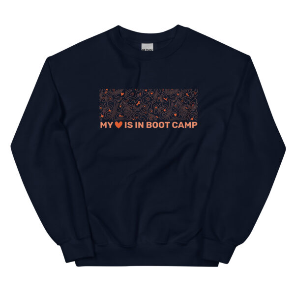 "My Heart is in Boot Camp" Sweatshirt - Image 3