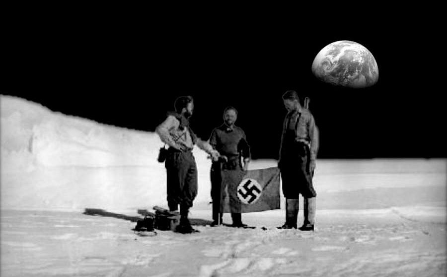 Nazis on moon fake