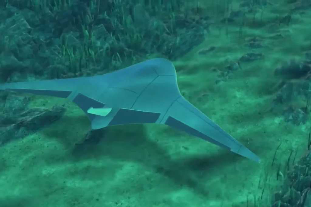 DARPA Manta Ray submarine render