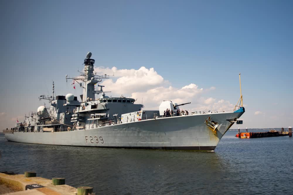 HMS RIchmond visits Norfolk