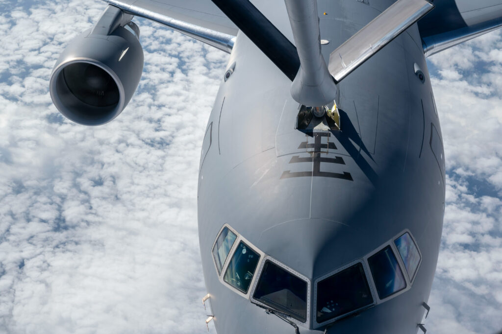 KC-46 gets refueled