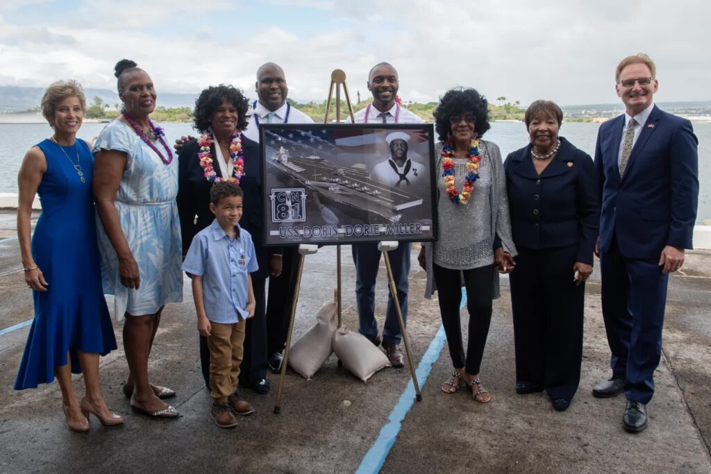 USS Doris Miller unveiling ceremony