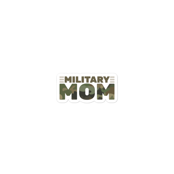 Military Mom "Camo" Sticker - Image 2