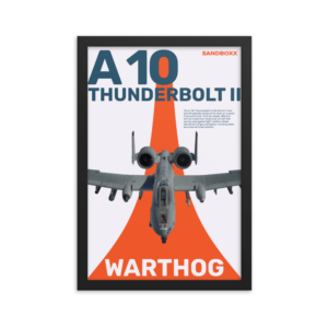 A-10 'Warthog' Framed Poster