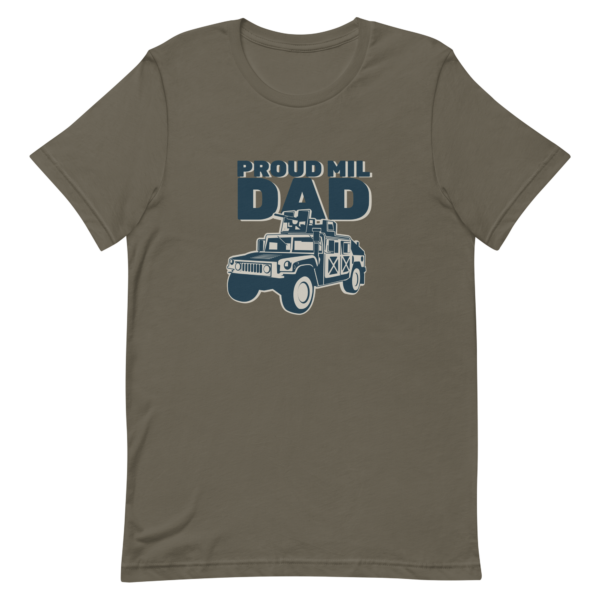 Proud Mil Dad "Humvee" Tee - Image 2