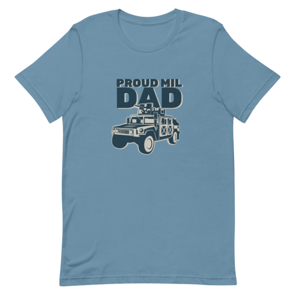 Proud Mil Dad "Humvee" Tee - Image 5