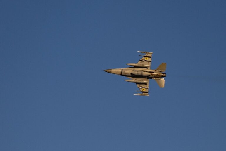 Ukrainian F-16 with loadout