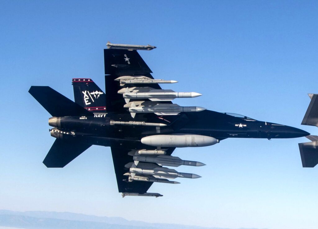 F/A-18 with AIM-174B missile