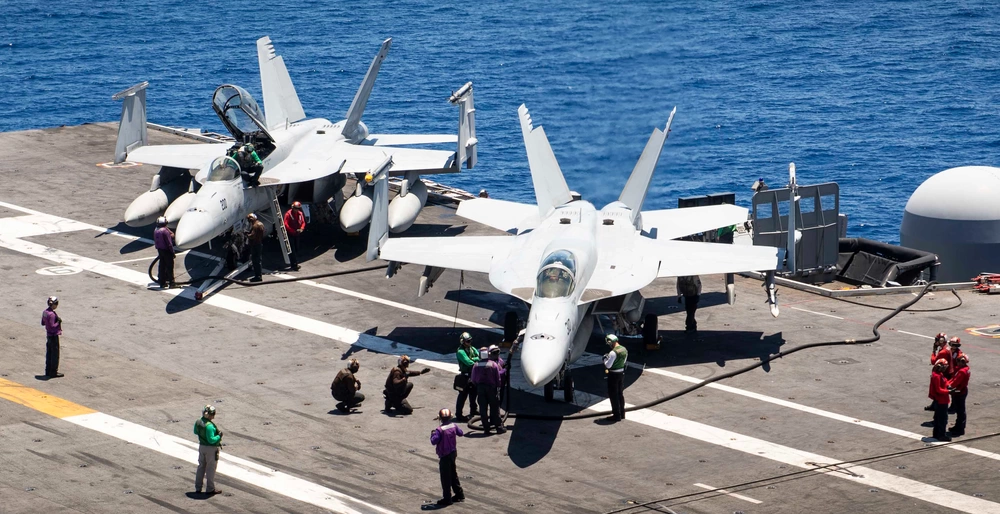 F/A-18s on USS Harry Truman