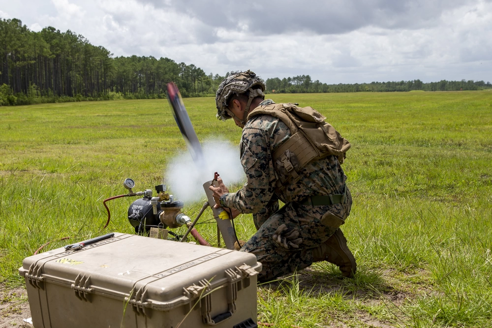 Marine launches Switchblade drone