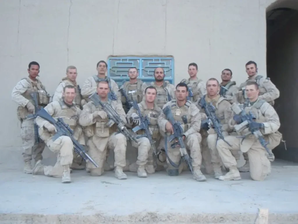 Marine squad in Iraq