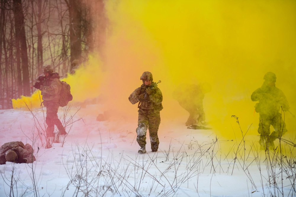 Army smokescreen training