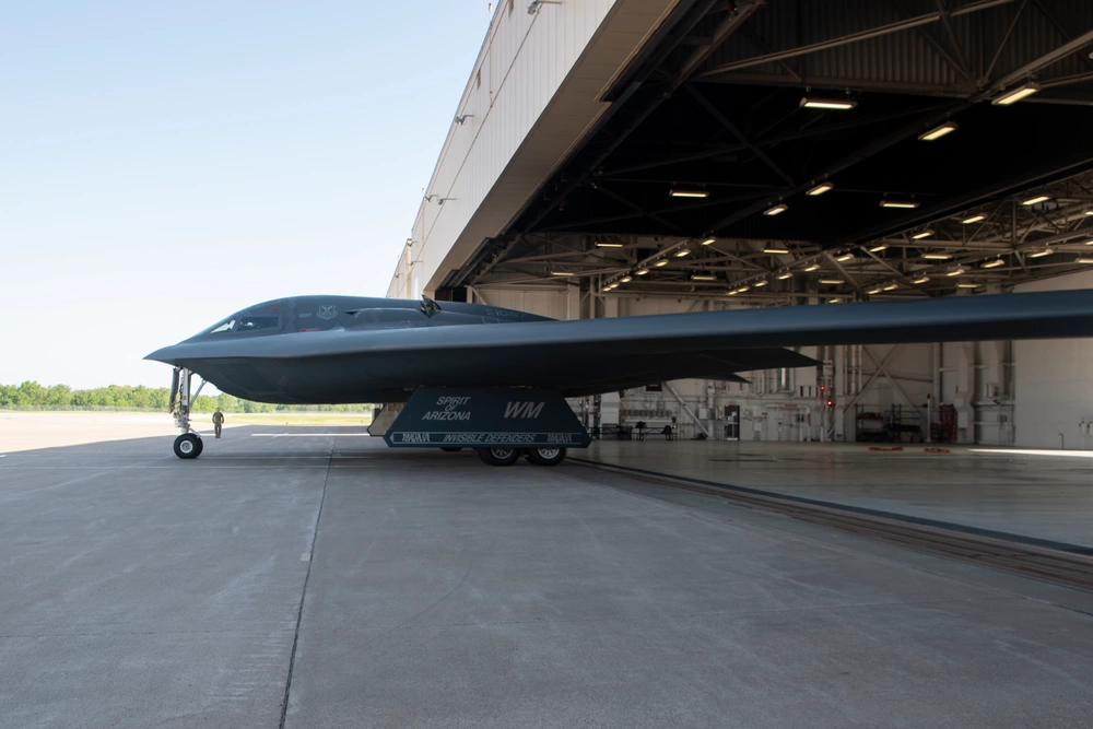 B-2 stealth bomber hangar