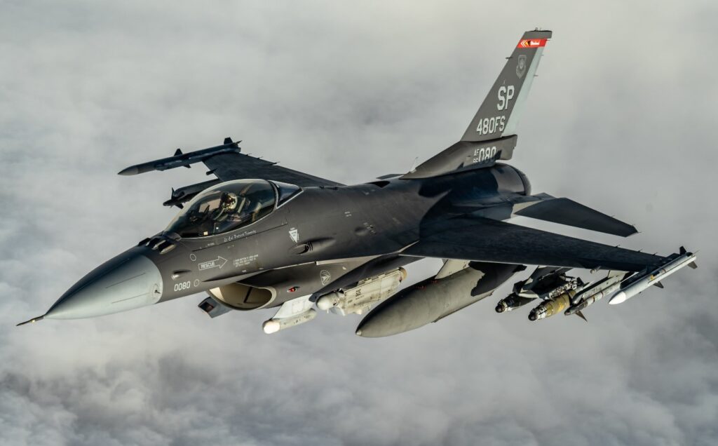 F-16 with Have Glass coating