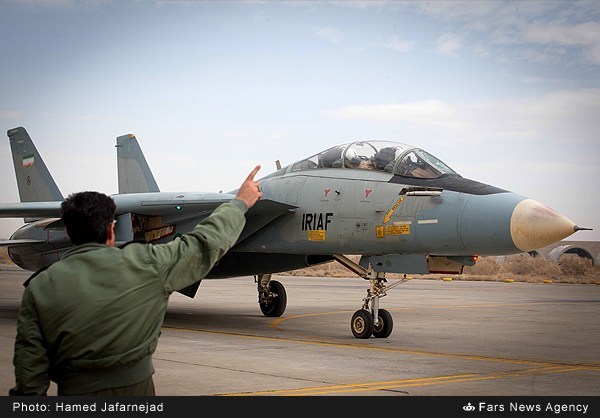 Upgraded Iranian F-14