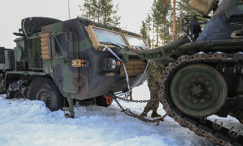vehicle recovery operations in snow