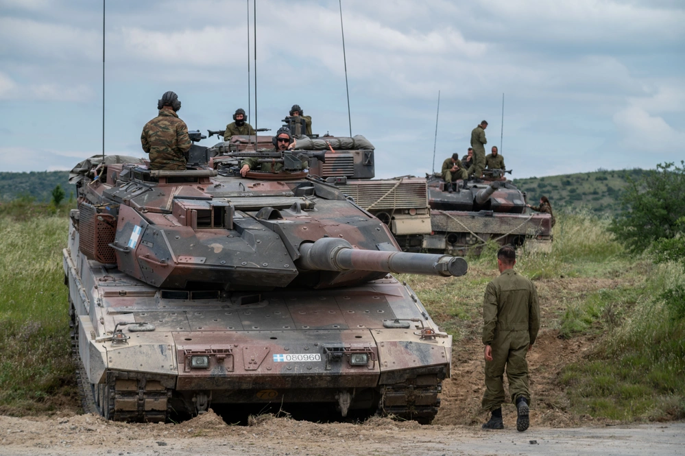 Greek 2A6 Leopard tank